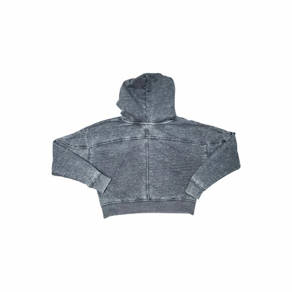 Balance Collection Grey Cropped Hoodie - Size Small - Picture 6 of 7